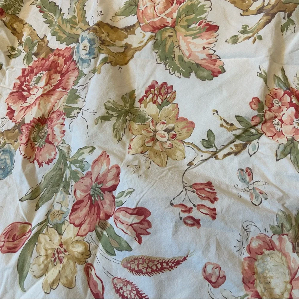 Pottery Barn Katherine Palampore Peony Duvet Cover Pillow Sham Romantic